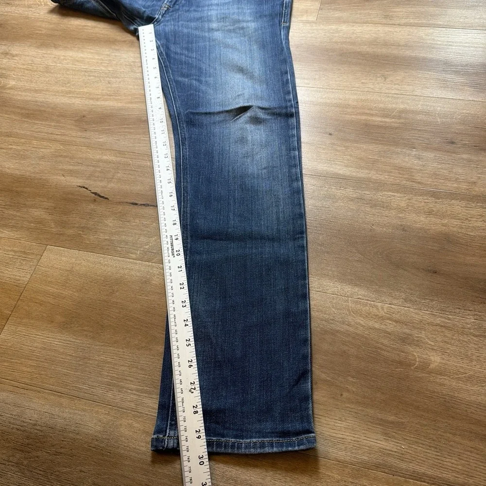 Diesel Krayver Jeans Men 31x30 Blue Slim Carrot Stretch Dark Wash Distress R86L0